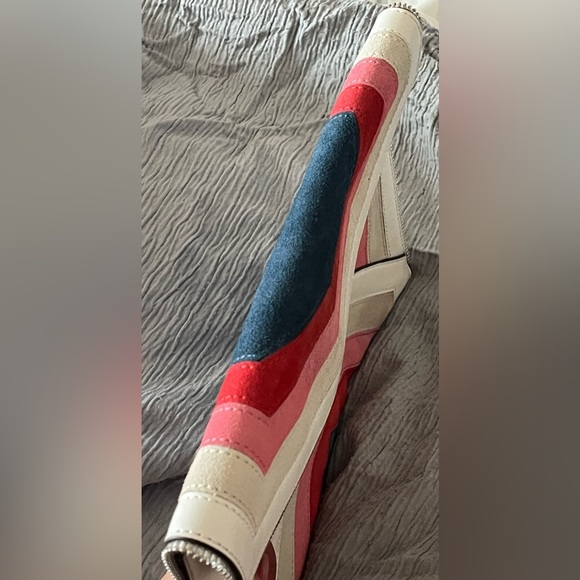 Rebecca Minkoff Leo Chevron Stripe Envelope Clutch - Picture 11 of 11